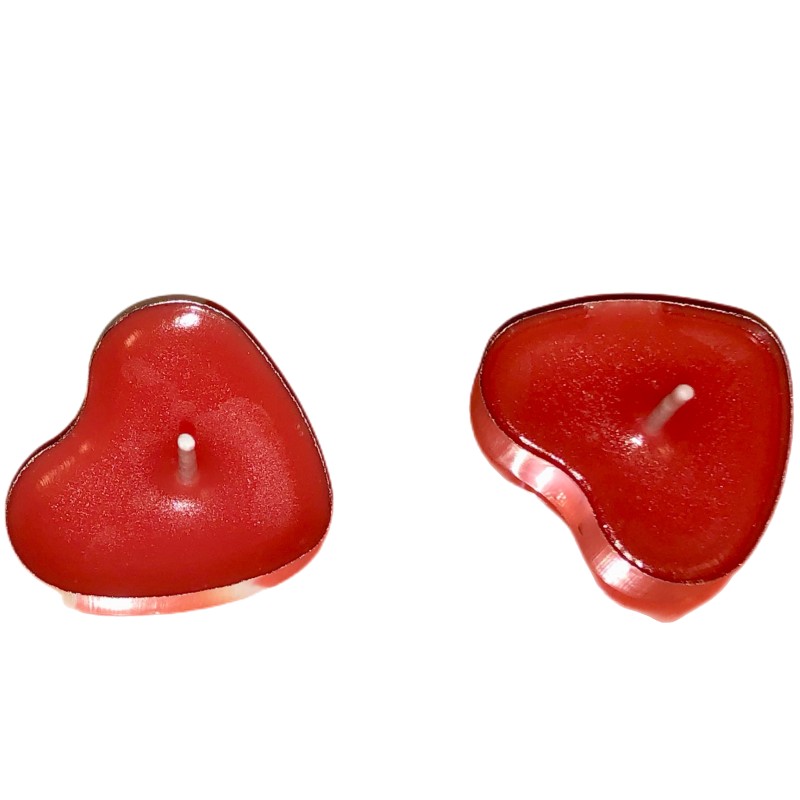 100 Sets Heart shaped Empty Al - Candle Supplies Tins 评论和价格
