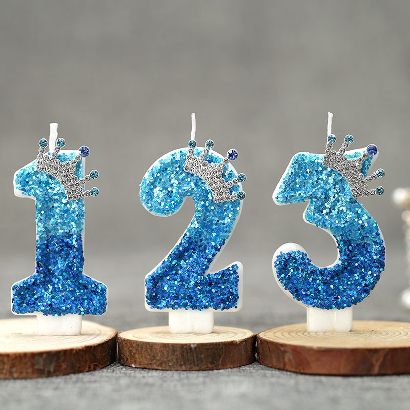 Creative Peacock Blue Crown Di - Candle Supplies Usa 评论和价格