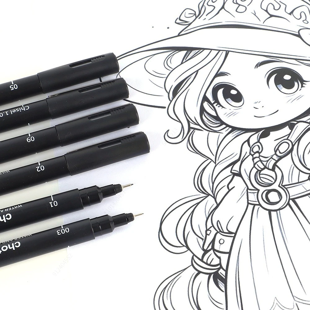 Black Micro Pens,15 Sizes,Wate - Copic Marker Sketch 评论和价格