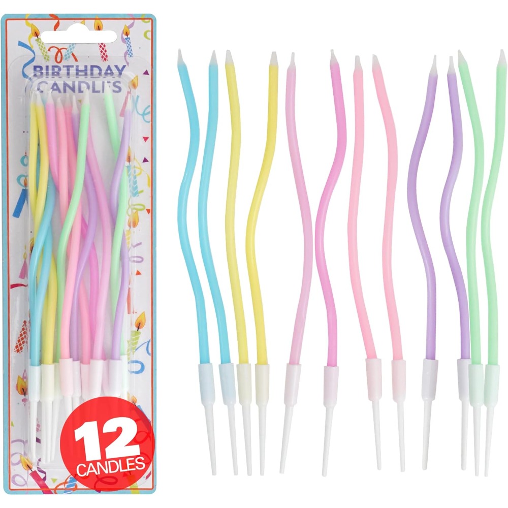 Rainbow Spiral Birthday Cake C - Candle Supplies Usa 评论和价格