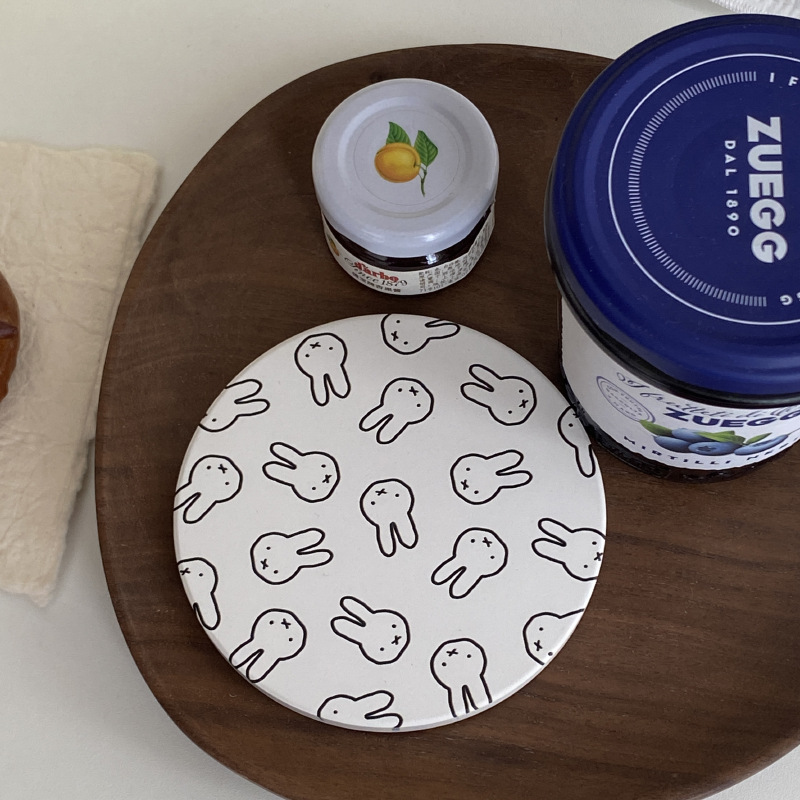 Hot Cute Miffy Series Coffee C - Heat Resistant Mat 评论和价格