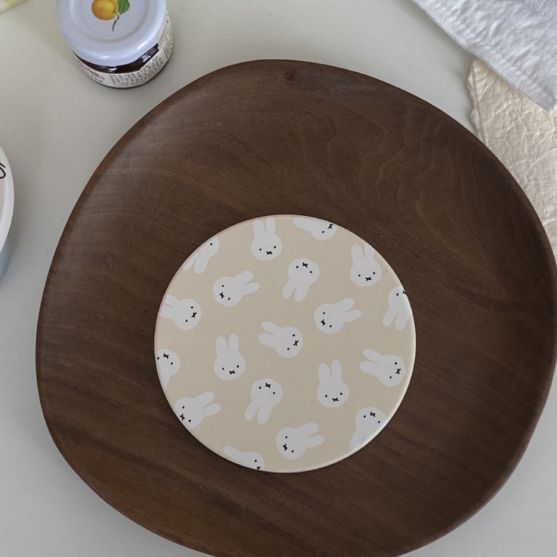 Hot Cute Miffy Series Coffee C - Heat Resistant Mat 评论和价格