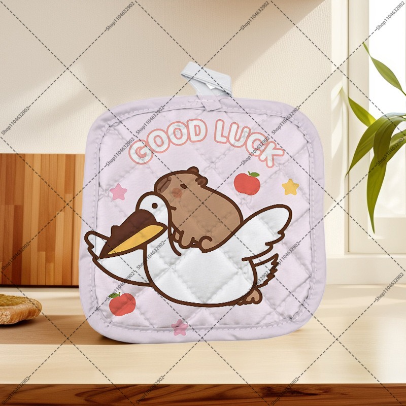 Capybara Cartoon Heat Resistan - Heat Resistant Mat 评论和价格