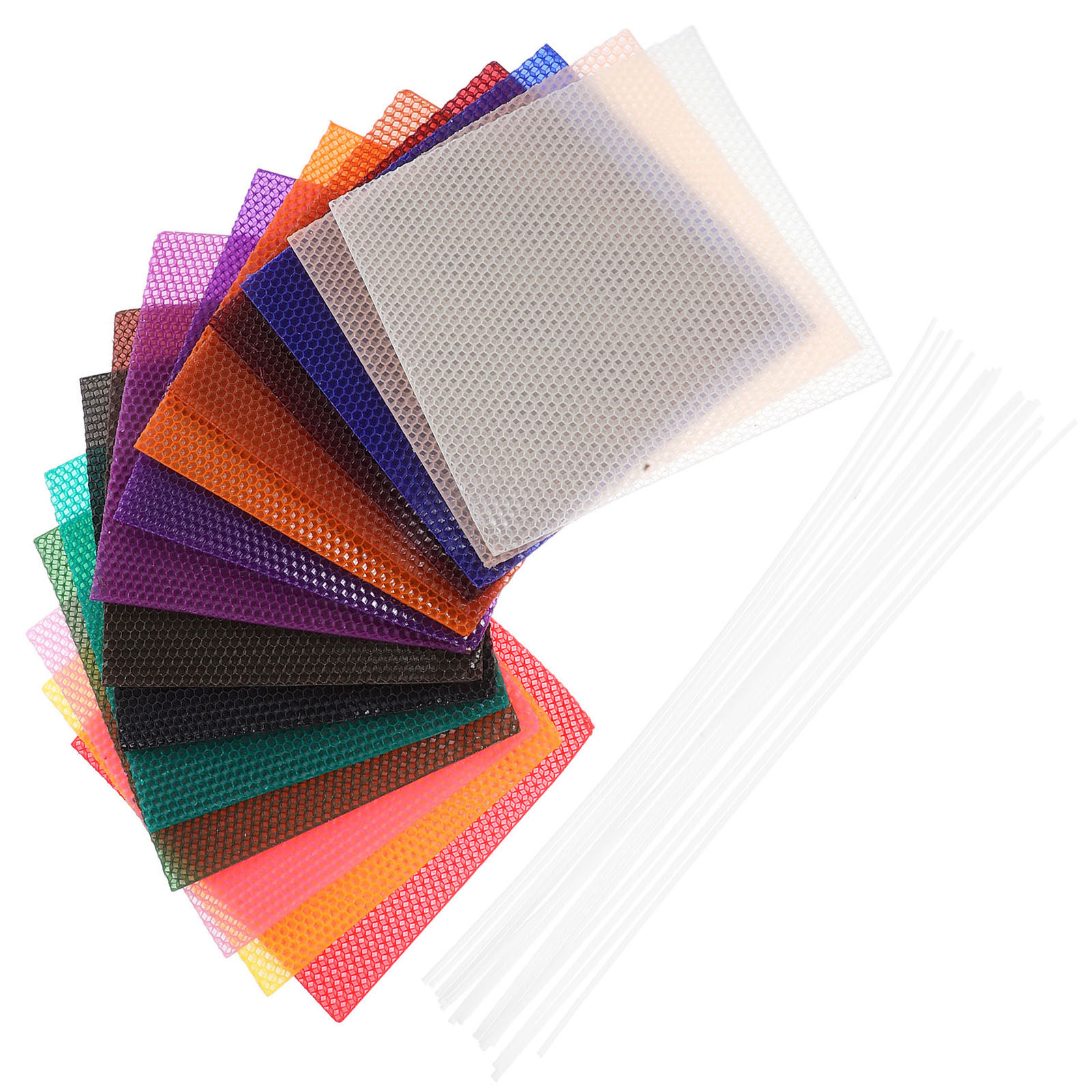1Set Rolled Beeswax Sheets Hon - Beeswax Sheet Roll 评论和价格