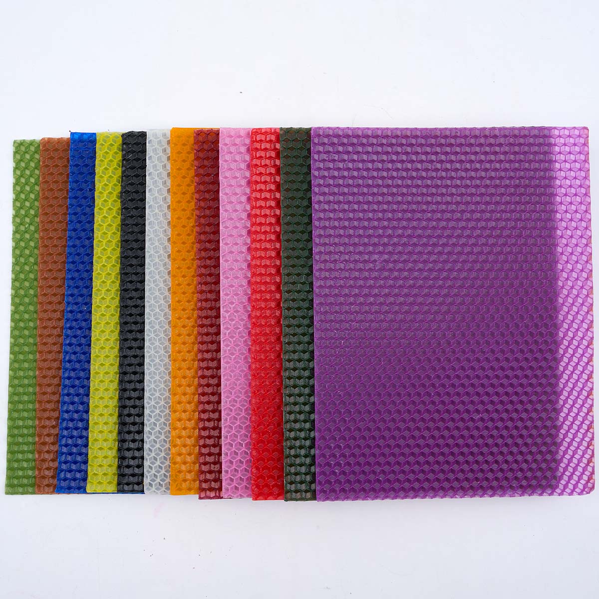 6Pcs 12Colors Colored Beeswax  - Beeswax Sheet Roll 评论和价格