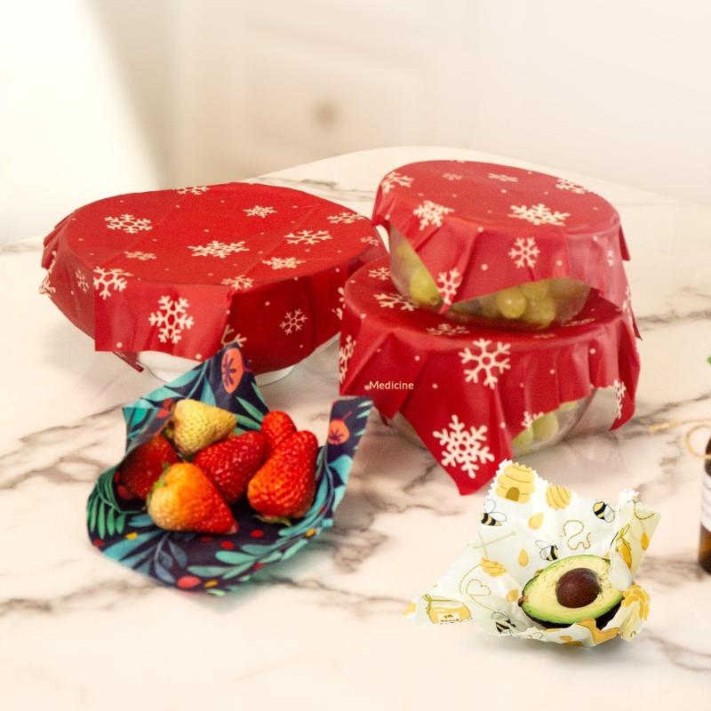 【M】3 Sheets Beeswax Food Wrap  - Beeswax Sheet Roll 评论和价格