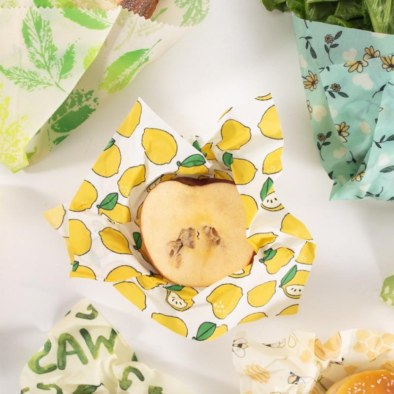 【S】3 Sheets Beeswax Food Wrap  - Beeswax Sheet Roll 评论和价格