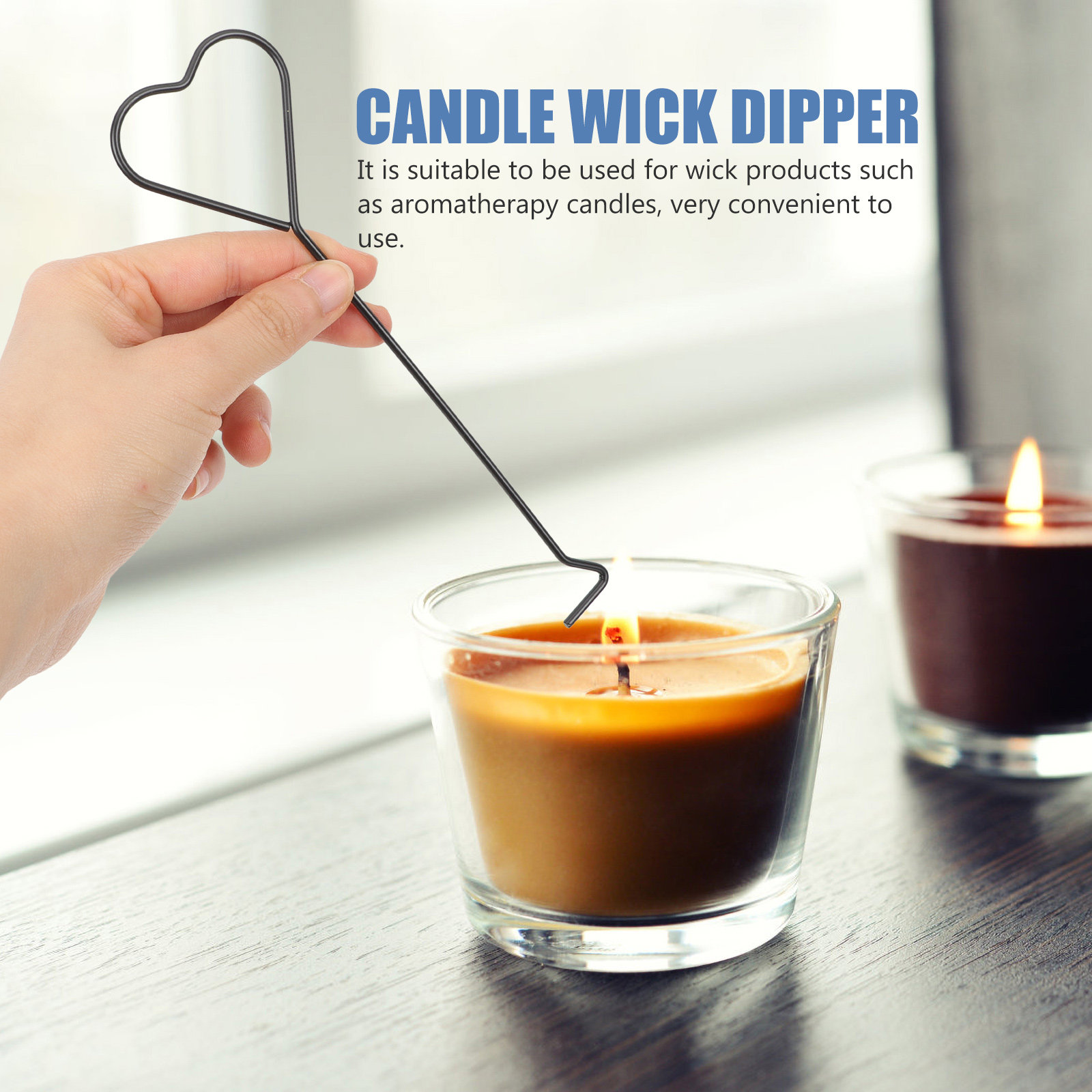 4Pcs Wick Dippers Heart Design - Wick Dipper Tool 评论和价格