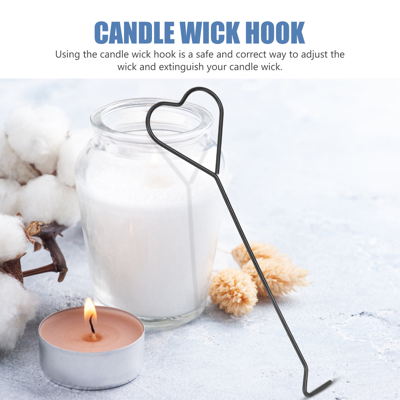 4Pcs Wick Dippers Heart Design - Wick Dipper Tool 评论和价格