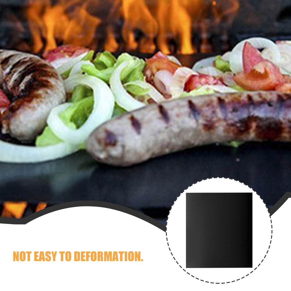 3Pcs Nonstick Bbq Mats Tpfe He - Heat Resistant Mat 评论和价格