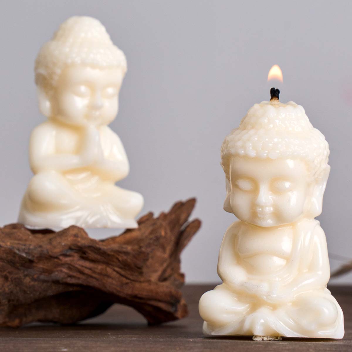 3D Buddha Silicone Candle Mold - Zen Candle Supplies 评论和价格