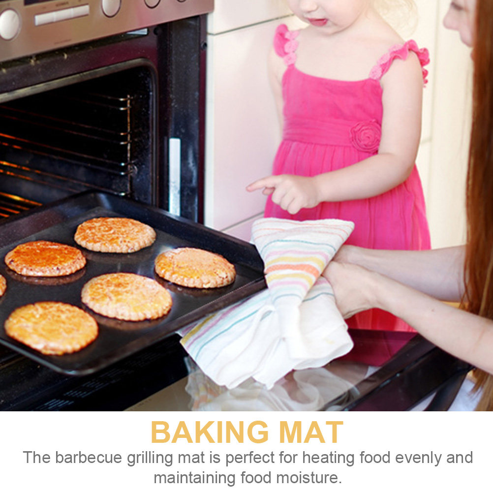 3Pcs Grill Mat Non-Stick Food  - Heat Resistant Mat 评论和价格