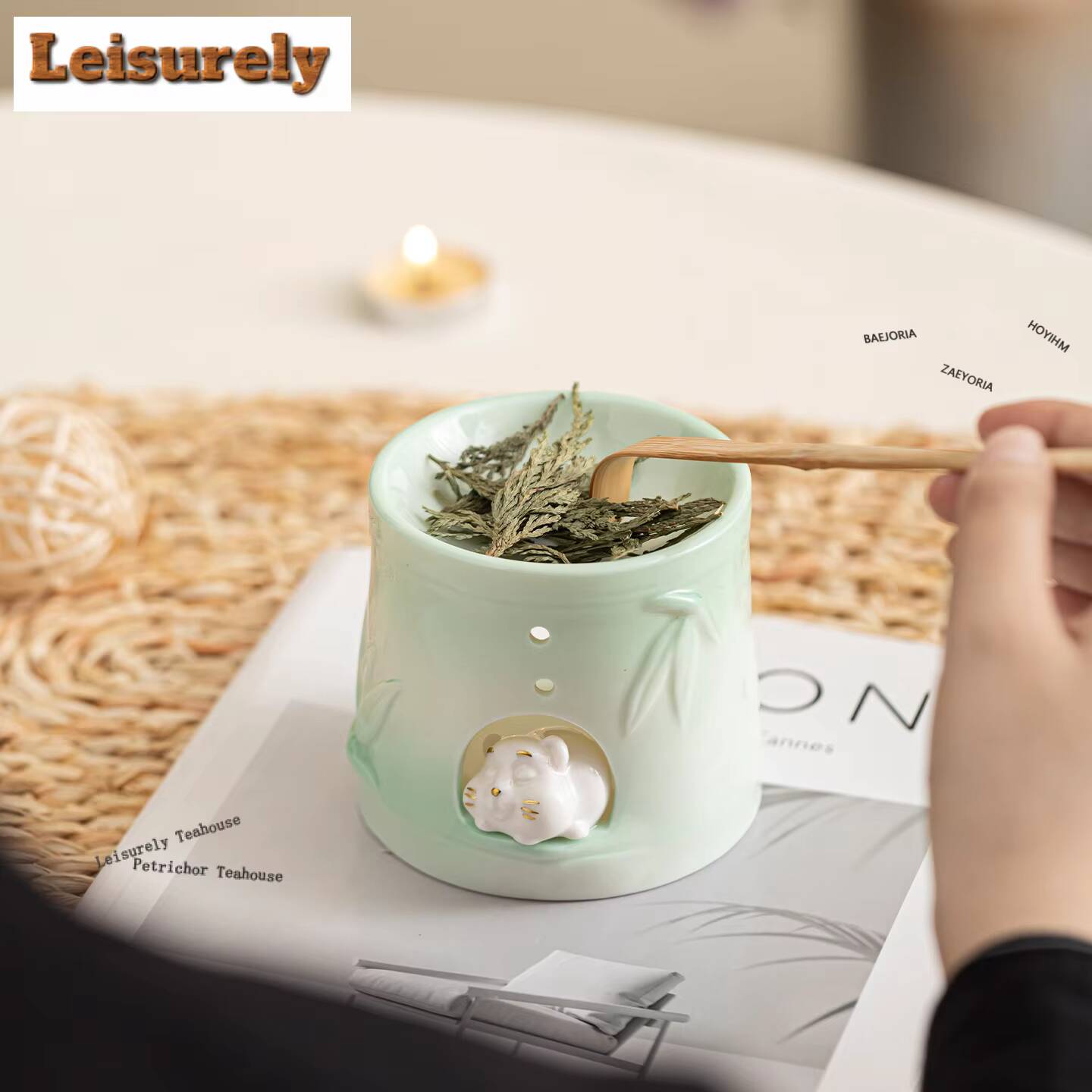 Bamboo Rat Incense Holder Zen  - Zen Candle Supplies 评论和价格