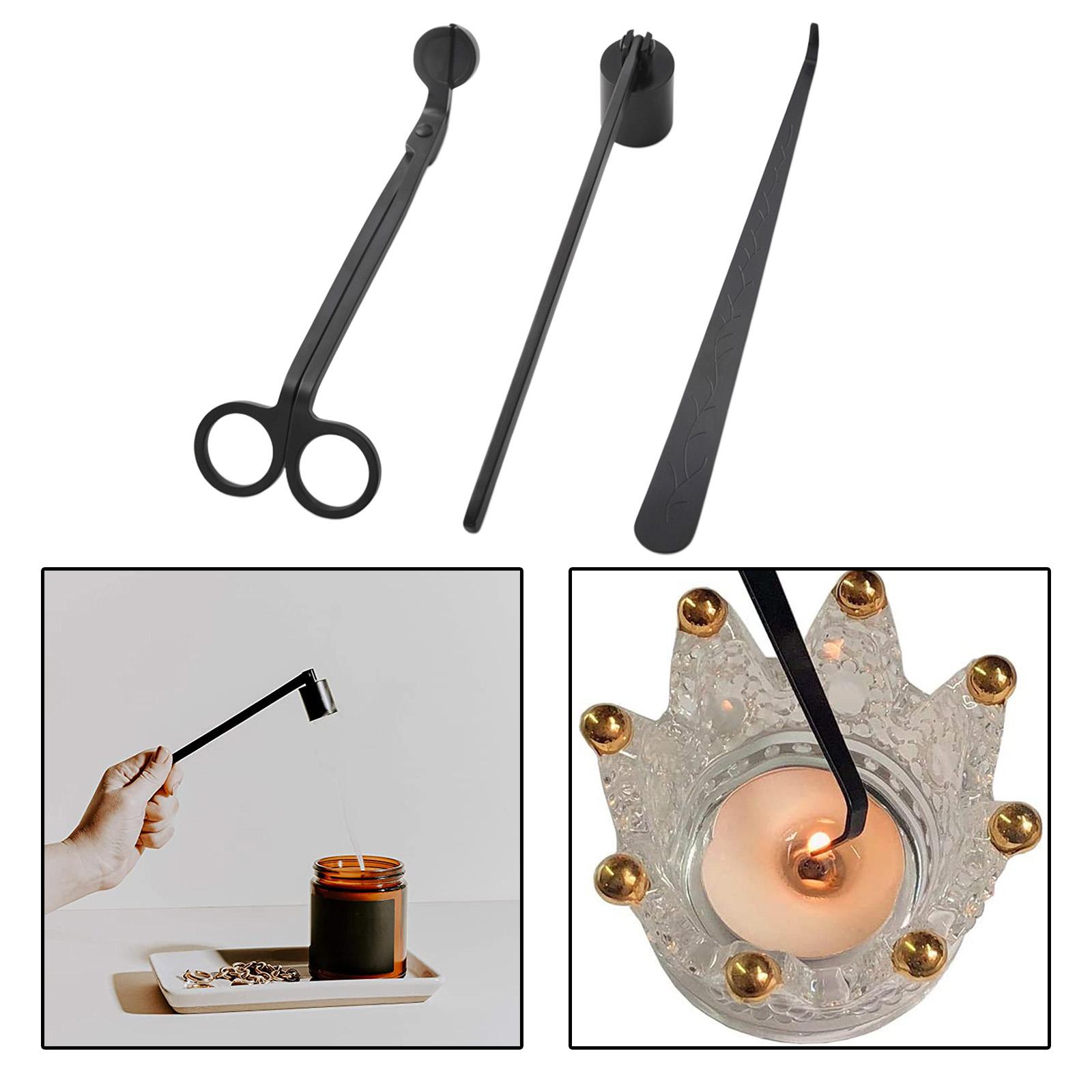 3Pcs/Set Black Candle Wick Snu - Wick Dipper Tool 评论和价格
