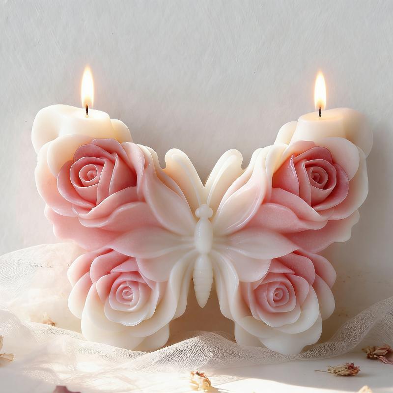 DIY Rose Butterfly Form Silico - Candle Supplies Tins 评论和价格