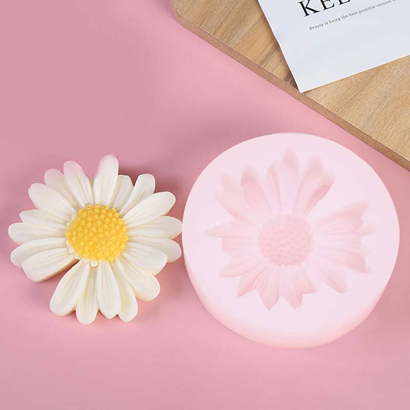 DIY Candle Silicone Mold Daisy - Candle Supplies Tins 评论和价格