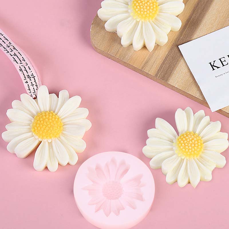 DIY Candle Silicone Mold Daisy - Candle Supplies Tins 评论和价格