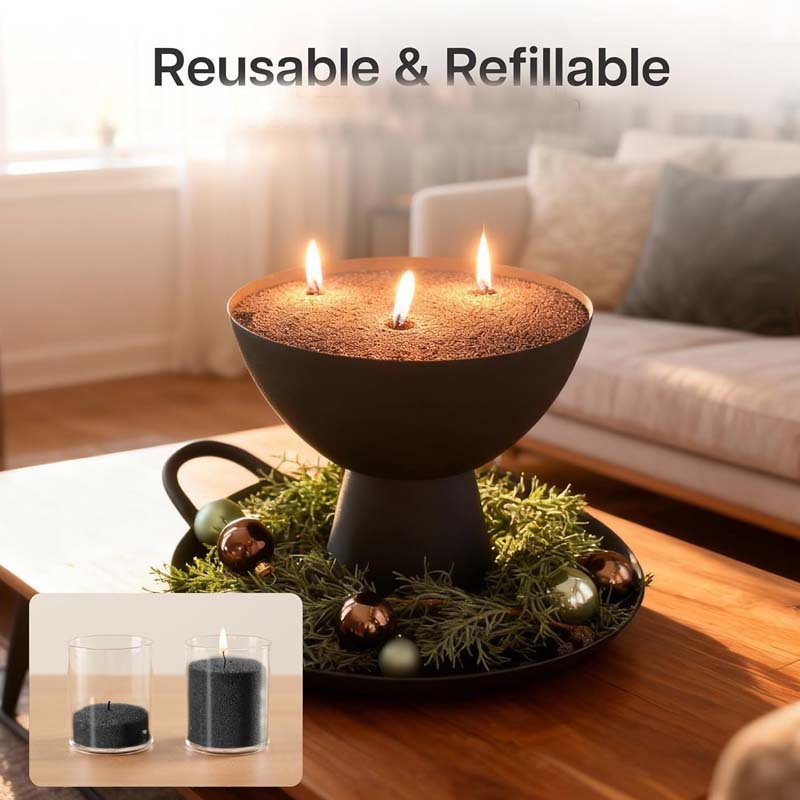 Black Candle Sand with Wick, 2 - Candle Supplies Tins 评论和价格