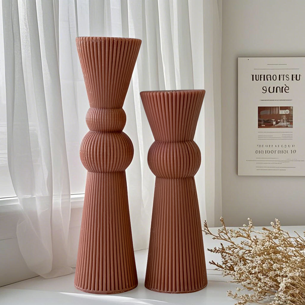 DIY Long Rod Striped Pillar Ca - Candle Supplies Tins 评论和价格