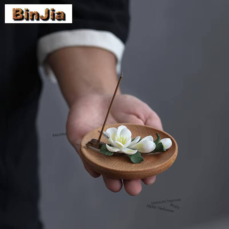 Magnolia Branch Incense Holder - Zen Candle Supplies 评论和价格